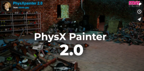3DS MAX 物理绘制大师 PhysX Painter v2.0（英文版）